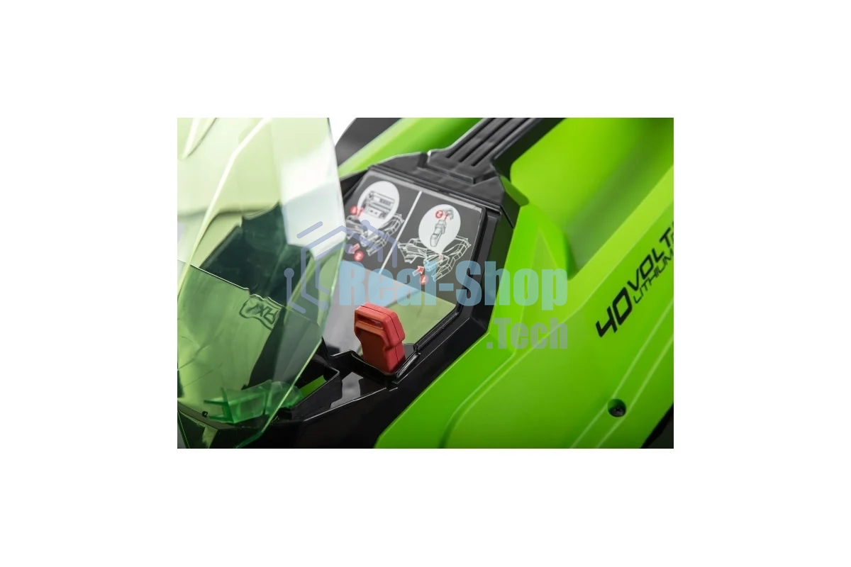 Газонокосилка аккумуляторная GreenWorks G40LM35, 40V, 35 см, без АКБ и ЗУ