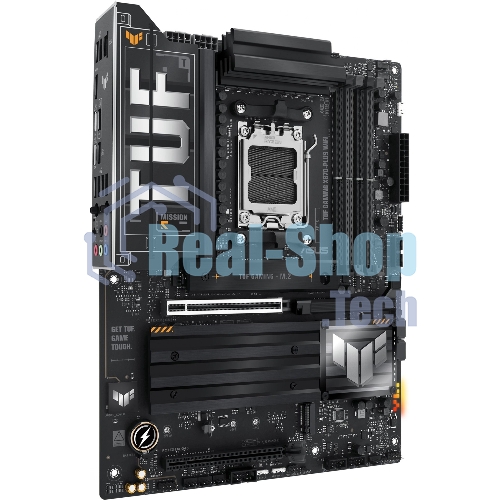 Материнская плата ASUS TUF GAMING X870-PLUS WIFI, AM5, AMD X870, 4xDDR5, 2xSATA, 4xM.2, 1xPCIe 5.0 x16, 1xPCIe 4.0 x4, 1xHDMI, 1xUSB-C 3.2 Gen 2, 1xUSB-C 3.2 Gen 2x2, 2xUSB-C 4.0, 1x 2.5Gb LAN, 1xUSB-A 2.0, 3xUSB-A 3.2 Gen 2, 4xUSB-A 3.2 Gen 1, 5x3.5 мм, Wi-Fi 7, ATX