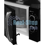 Микроволновая печь Galanz MOG-2009MB черный, 20 л, 700 Вт, переключатели - поворотный механизм