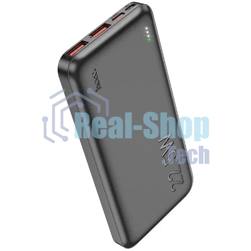 Портативный аккумулятор Hoco J101 Astute 10000mAh QC3.0/PD3.0 22.5W 5A 2xUSB-A/USB-C черный