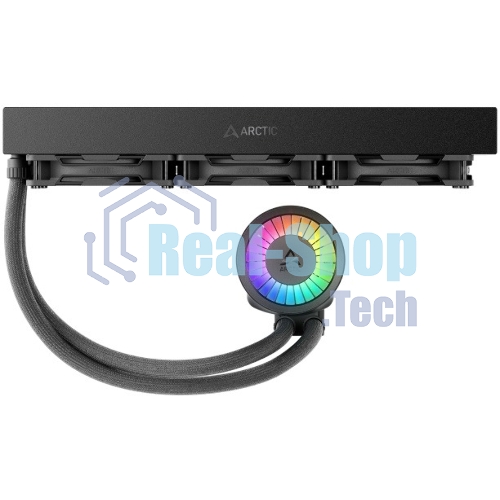 Жидкостная система охлаждения Arctic Cooling Liquid Freezer III Pro 360 ARGB Multi Compatible ACFRE00184A черный 120мм алюминий+медь 3000rpm 4-pin