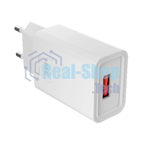 Сетевое зарядное устройство MORE CHOICE (4620202555731) NC07a СЗУ 1USB 2.0A для Type-C, белый