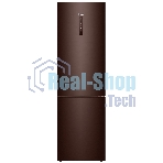Холодильник Haier C4F740CLBGU1 коричневый двухкамерный 286/115л морозилка снизу, No Frost