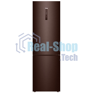Холодильник Haier C4F740CLBGU1 коричневый двухкамерный 286/115л морозилка снизу, No Frost