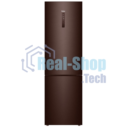 Холодильник Haier C4F740CLBGU1 коричневый двухкамерный 286/115л морозилка снизу, No Frost