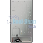 Холодильник Gorenje NRR9185EAXLWD серебристый двухкамерный 353/191л морозилка снизу, No Frost, Side by Side