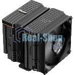 Кулер Ocypus Iota A62 BK Iota-A62-BK черный 120мм алюминий+медь 2000rpm 29db 4-pin 260W 158мм