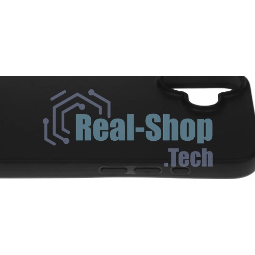 Чехол (клип-кейс) BoraSCO для Apple iPhone 16 Plus Silicone Case черный (73521)