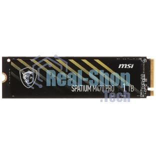 Накопитель SSD MSI M.2 2280 1Tb SPATIUM M470 PRO Client SSD S78-440L0J0-P83, PCIe Gen4x4 with NVMe