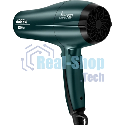 Фен ARESA AR-3218 зеленый, 2200 Вт, ионизация