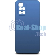 Чехол (клип-кейс) BORASCO Microfiber Case, для Xiaomi Redmi 10, синий