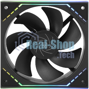 Кулер для корпуса Thermalright TL-M12R Reverse (124x120x25mm, 4-pin PWM, ARGB, 42.6CFM, 23.2dBA, 1500RPM, черный)