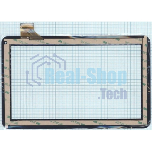 Сенсорное стекло (тачскрин) WJ608-V1.0 (V2.0), черное