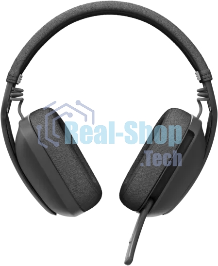 Гарнитура Logitech ZONE Vibe 100 серый, беспроводная, Bluetooth, до 20 ч