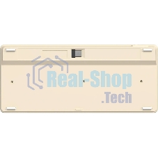 Клавиатура беспроводная A4Tech Fstyler FBK26C AS, USB, Bluetooth/Радиоканал, бежевый