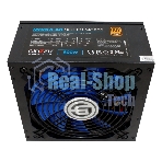 Блок питания Ginzzu MC800 14CM 80+Bronze черный