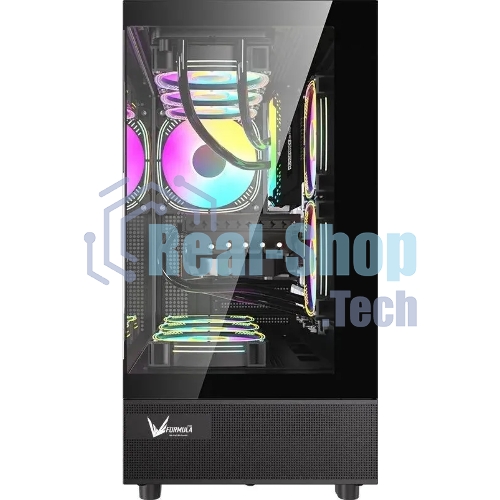Компьютерный корпус AeroCool/Formula Crystal Z8 черный без БП ATX 9x120мм 7x140мм 1xUSB2.0 1xUSB3.0 1xUSB3.1 audio bott PSU