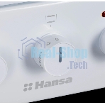 Плита электрическая Hansa FCEW53000 белый, конфорок 4 шт, духовка 68 л, 50 см x 85 см x 60 см