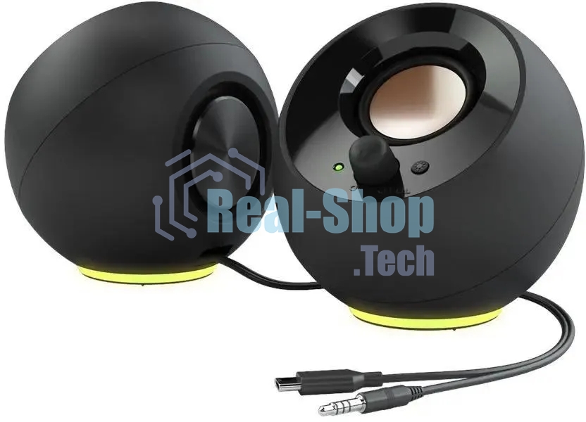 Колонки Creative Pebble SE чёрный, 2.0, 4.4 Вт, AUX