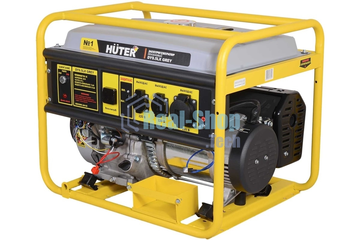 Электрогенератор Huter DY9,5LX-электростартер Grey