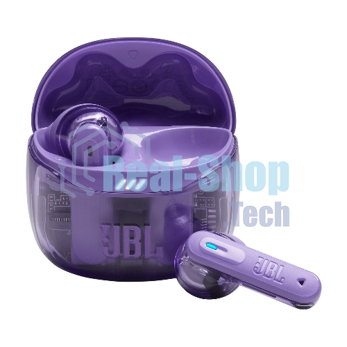 Наушники TWS JBL Tune Flex 2 призрачно-фиолетовый, вкладыши/внутриканальные (трансформер), Bluetooth, адаптивное шумоподавление