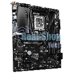 Материнская плата ASRock Z890 PRO-A WIFI, LGA 1851, Intel Z890, 4xDDR5, 4xSATA, 4xM.2, 1xPCIe 5.0 x16, 2xPCIe 4.0 x4, 1xPCIe 4.0 x1, 1xHDMI, 1xDP, 1xThunderbolt 4, 1x2.5Gb LAN, 4xUSB-A 3.2 Gen 1, 2xUSB-A 3.2 Gen 2, 1xUSB-C 3.2 Gen 2, 2xUSB-C Thunderbolt 4, 7.1, 3x3.5 мм, ATX