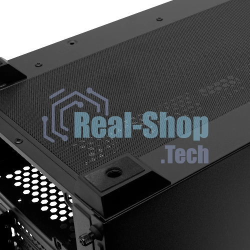 Компьютерный корпус без блока питания Case HSPD M740, Mesh Mid Tower, черный, TG, 0.6 SPCC, no fans, E-ATX, ATX, mATX, mITX, 170/400/200мм, 4x2.5