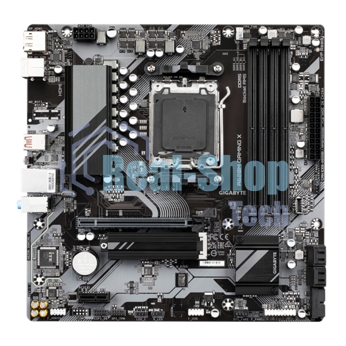 Материнская плата Gigabyte A620M GAMING X, Micro-ATX, AM5, AMD A620, 4xDDR5, 4xSATA, 1xM.2, 1xPCI-E 4.0 x16, 1xPCI-E x1, 1xHDMI, 1xDP, 1x 1Gb LAN, 1xUSB 3.2 Gen 2, 2xUSB 2.0, 2xUSB 3.2 Gen 1, 3x3.5мм, 7.1, ATX