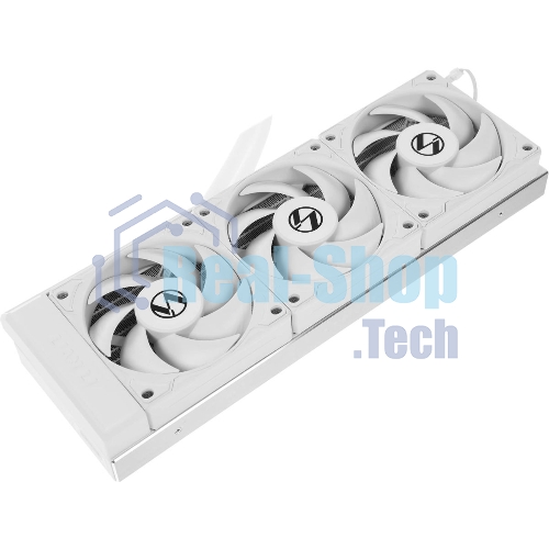 Система жидкостного охлаждения Lian-Li HydroShift LCD 360S Soc-AM5/AM4/1700 белый 4-pin 29.8dB Al+Cu LCD 330W Ret (G89.GHSLCD36SW.R0)