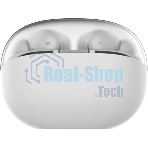 Наушники TWS Tecno Buds 4 белый, внутриканальные, Bluetooth, до 6 ч