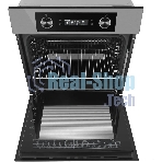 Шкаф духовой электрический Maunfeld AEOH60102S, 60л, дверца с 3 стеклами, нержавеющая сталь