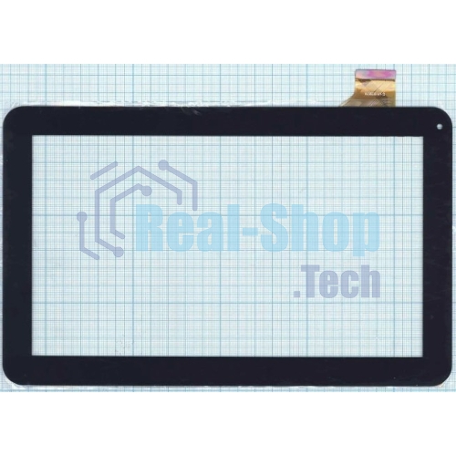 Сенсорное стекло (тачскрин) WJ608-V1.0 (V2.0), черное