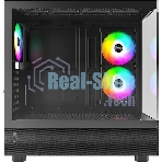 Компьютерный корпус Montech XR черный без БП ATX 3x120мм 2xUSB3.0 1xUSB3.1 audio bott PSU