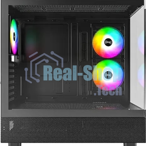 Компьютерный корпус Montech XR черный без БП ATX 3x120мм 2xUSB3.0 1xUSB3.1 audio bott PSU