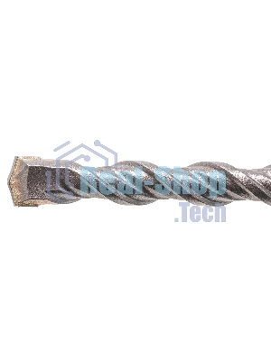 Бур по бетону Denzel двойная спираль, Cobalt W-tip, 10x210 мм, SDS PLUS
