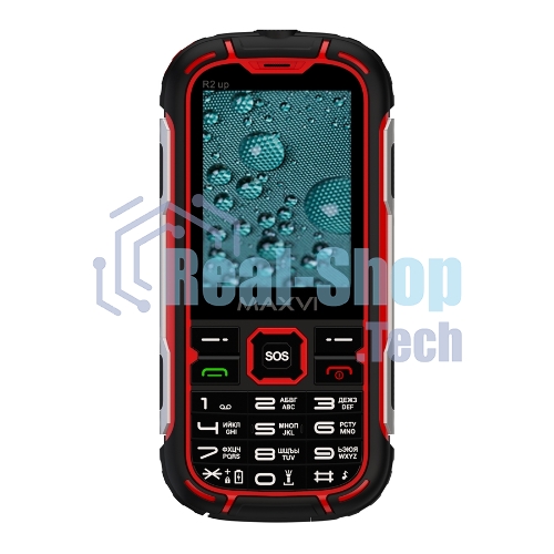 Мобильный телефон Maxvi R2 up красный