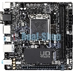 Материнская плата Gigabyte H610I, LGA 1700, Intel H610, 2xDDR5, 4xSATA, 1xM.2, 1xPCIe 4.0 x16, 1xHDMI, 1xVGA, 2xDP, 1x 1Gb LAN, 2xUSB-A 3.2 Gen 1, 4xUSB-A 2.0, 3x 3.5 мм, 7.1, Mini-ITX