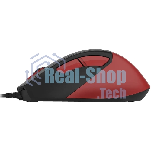 Мышь проводная A4Tech Fstyler FM45S Air красный/черный, 2400 dpi, USB, кнопки - 7