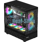 Компьютерный корпус AeroCool/Formula Crystal Z8 черный без БП ATX 9x120мм 7x140мм 1xUSB2.0 1xUSB3.0 1xUSB3.1 audio bott PSU