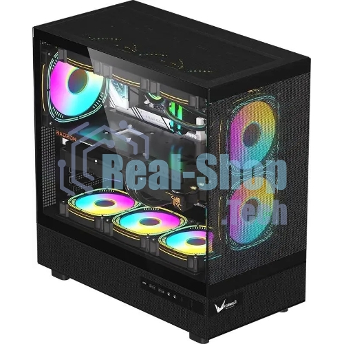 Компьютерный корпус AeroCool/Formula Crystal Z8 черный без БП ATX 9x120мм 7x140мм 1xUSB2.0 1xUSB3.0 1xUSB3.1 audio bott PSU