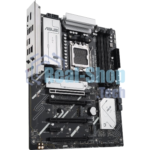 Материнская плата ASUS PRIME B840-PLUS WIFI, AM5, AMD B840, 4xDDR5, 4xSATA, 3xM.2, 1xPCIe 4.0 x16, 1xPCIe 3.0 x16, 2xPCIe 3.0 x16, 1xPCIe 3.0 x1, 1xDP, 1xHDMI, 1x 2.5Gb LAN, 8xUSB-A, 3x3.5 мм, 7.1, ATX