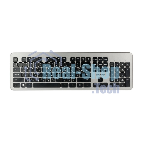 Комплект клавиатура+мышь Smartbuy 233375AG беспроводной, USB, 1600 DPI, серебристый