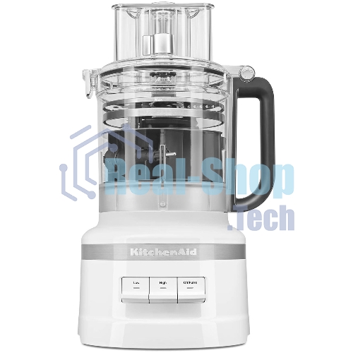 Кухонный комбайн KitchenAid 5KFP1318EWH, мощность 400 Вт, объем чаши 3.1 л, импульсный режим, белый