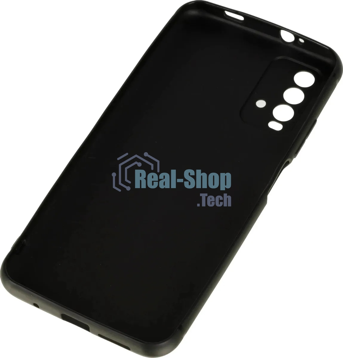 Чехол (клип-кейс) BORASCO Silicone Case, для Xiaomi Redmi 9t, черный