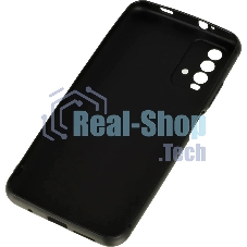 Чехол (клип-кейс) BORASCO Silicone Case, для Xiaomi Redmi 9t, черный
