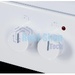 Плита электрическая Hansa FCEW53000 белый, конфорок 4 шт, духовка 68 л, 50 см x 85 см x 60 см