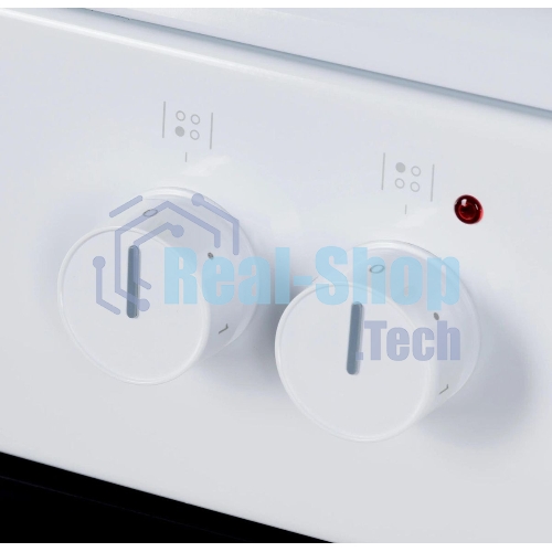 Плита электрическая Hansa FCEW53000 белый, конфорок 4 шт, духовка 68 л, 50 см x 85 см x 60 см