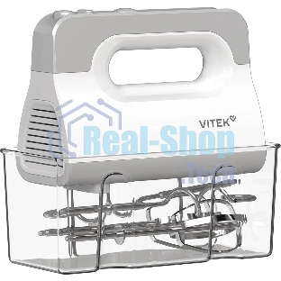 Миксер ручной Vitek VT-HM5001 800Вт белый/серебристый