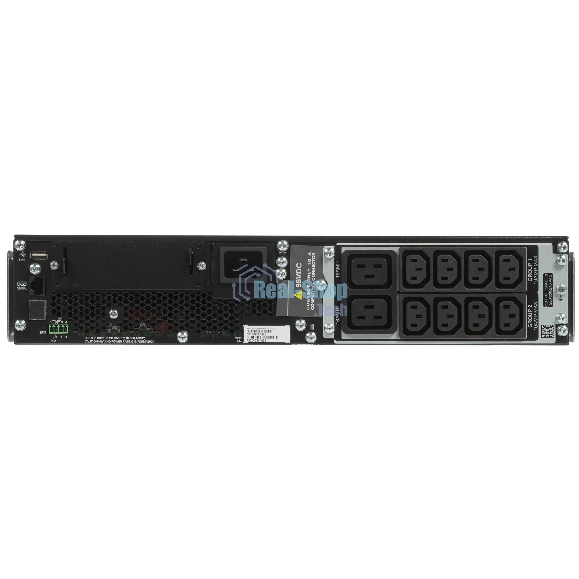 Источник бесперебойного питания APC Smart-UPS SRT SRT3000RMXLI/3000 ВА/2700 Вт/8xIEC320 С13, 2xIEC320 С19
