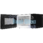 Микроволновая печь Galanz MOG-2009MB черный, 20 л, 700 Вт, переключатели - поворотный механизм